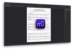 Musescore notation software