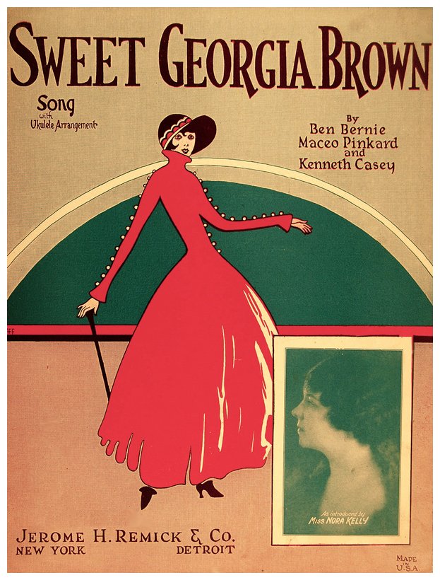 "Sweet Georgia Brown" sheet music book