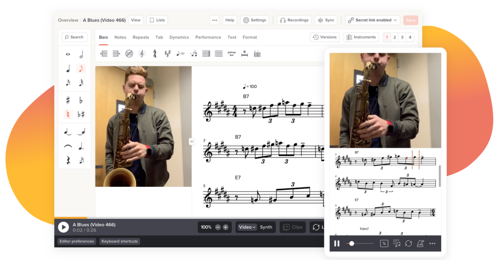 Soundslice Online Notation Editor